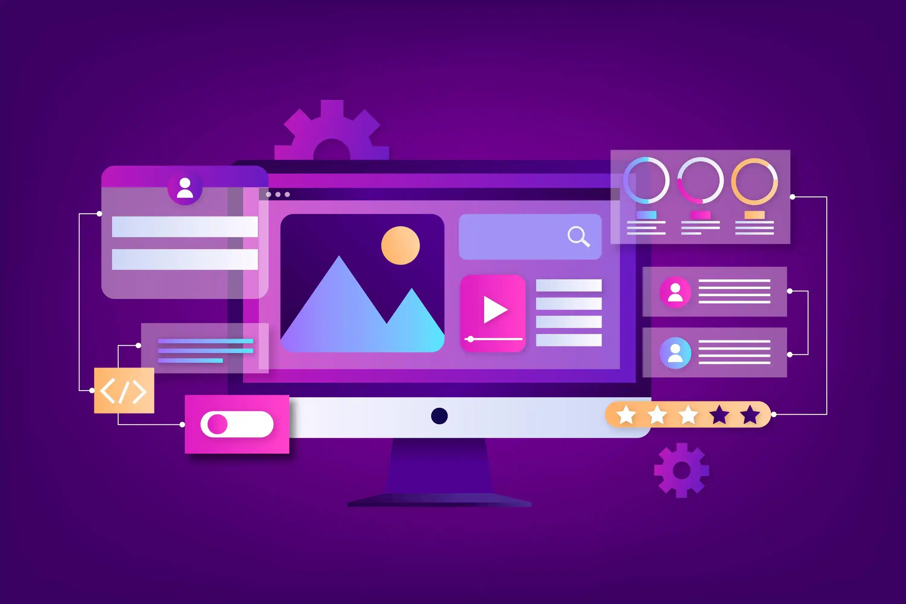 Image de développement de site web