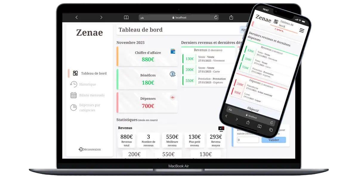 Projet Zenae Screenshot